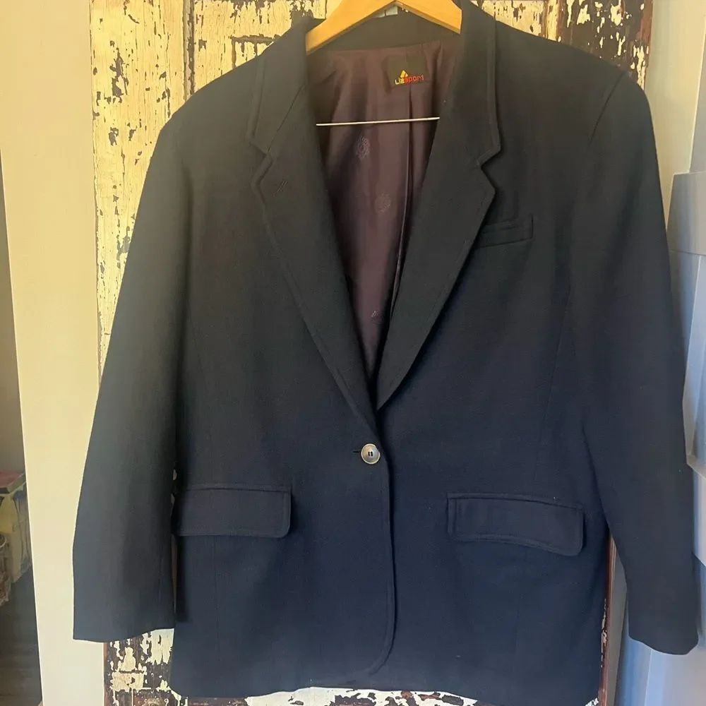 Liz Claiborne vintage wool Liz Sport women’s size 10 Blazer Jacket